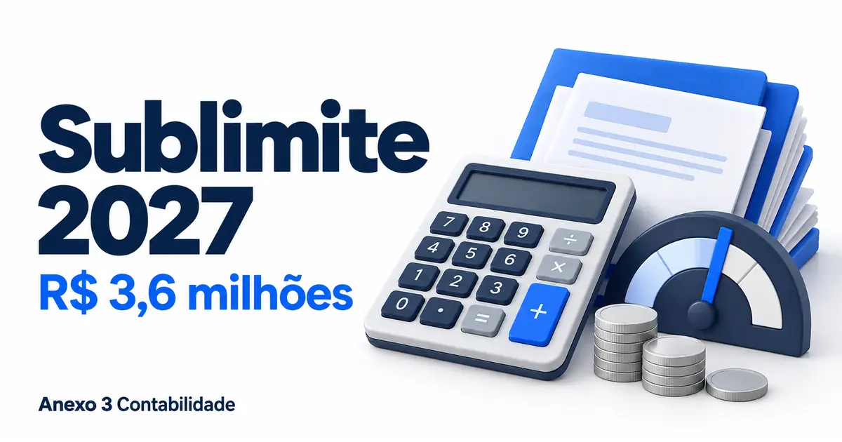 Sublimite de R$ 3,6 milhões em 2027